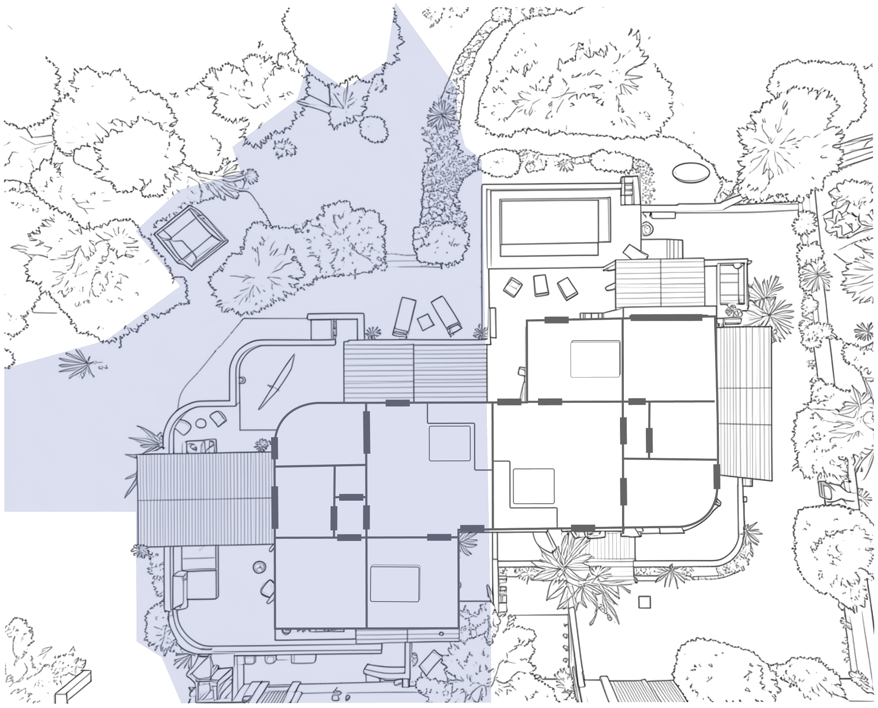 Beach House site plan