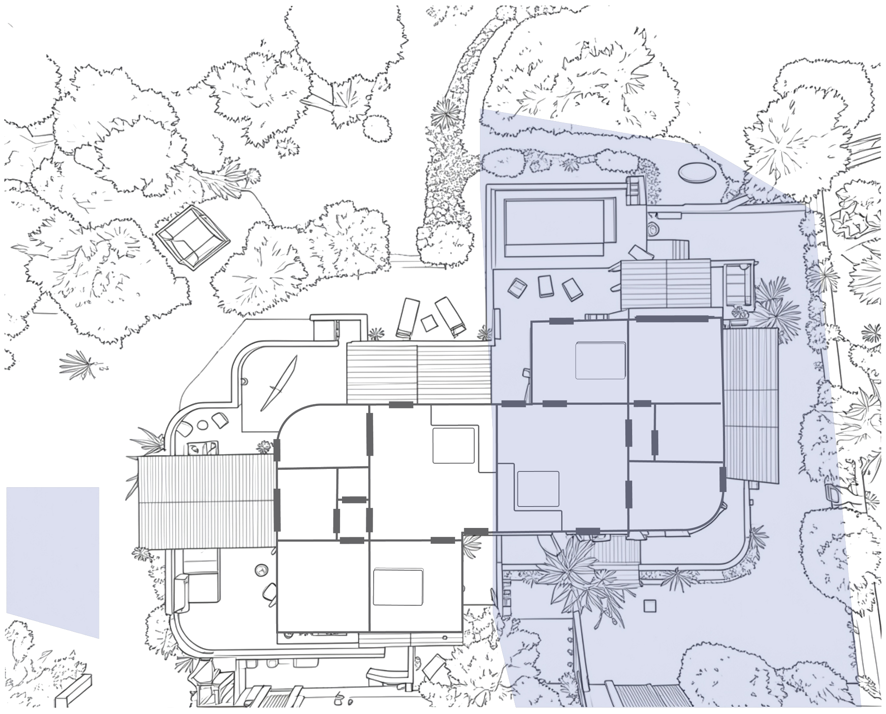 Pool House floor plan