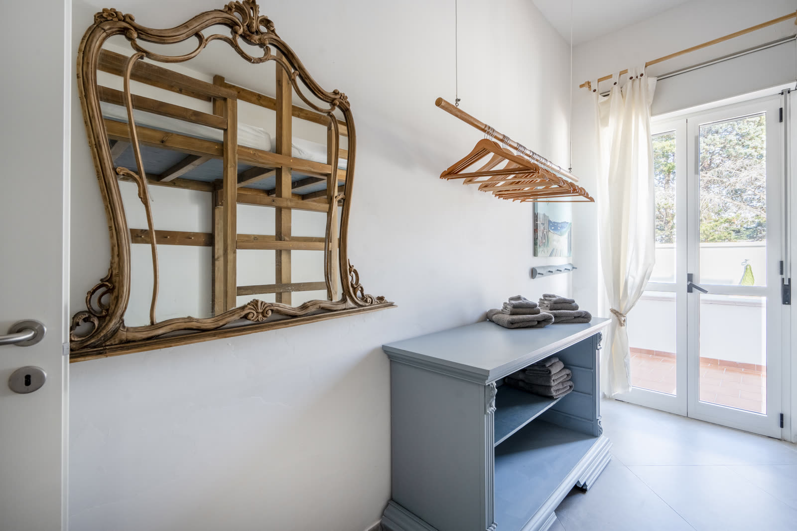 Bunk Bedroom dresser and mirror