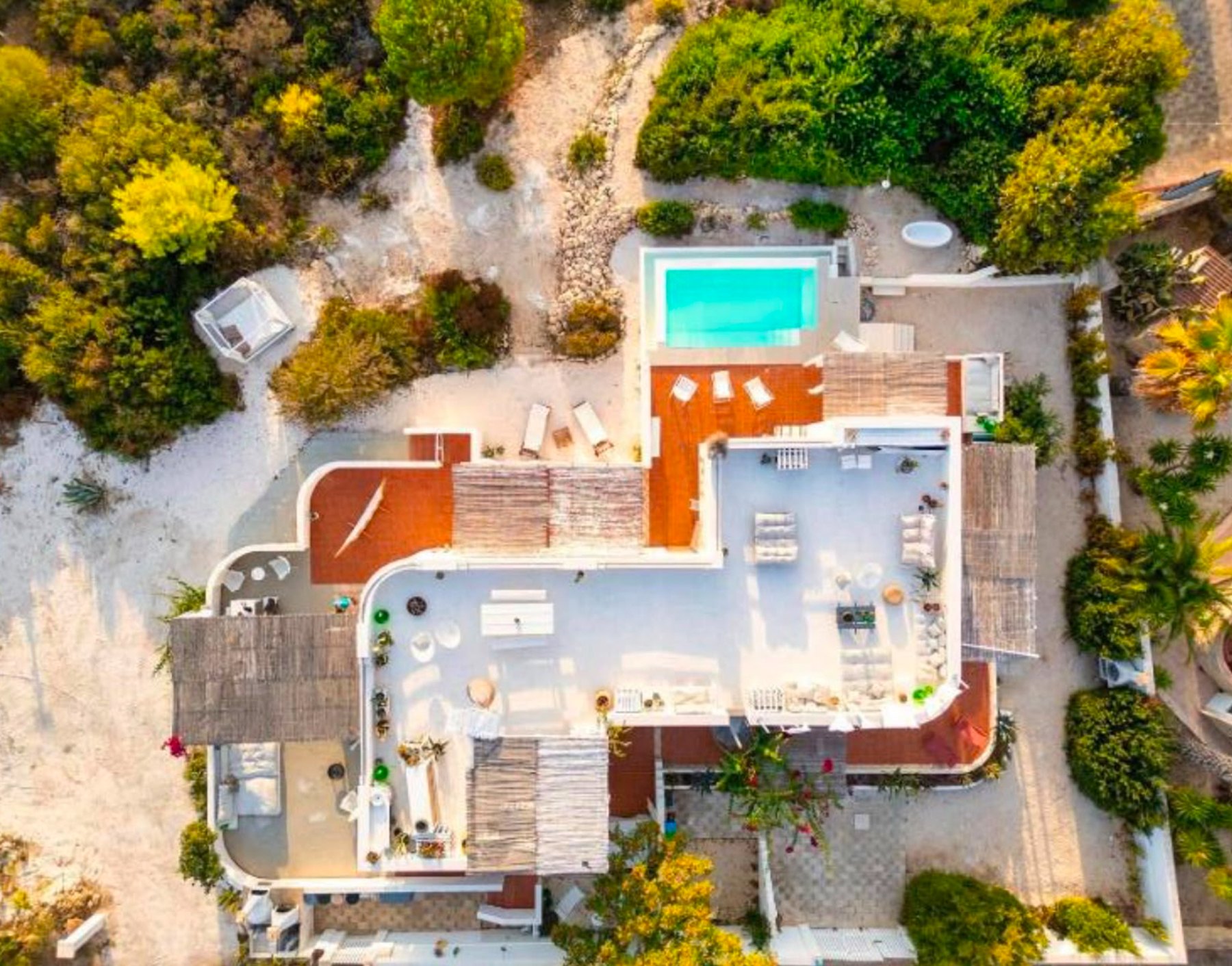 Villa Alba from above